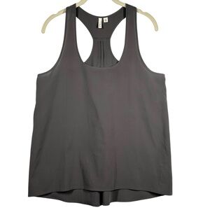 Frenchi‎ Tank Top Blouse Women's Medium M Gray Flowy